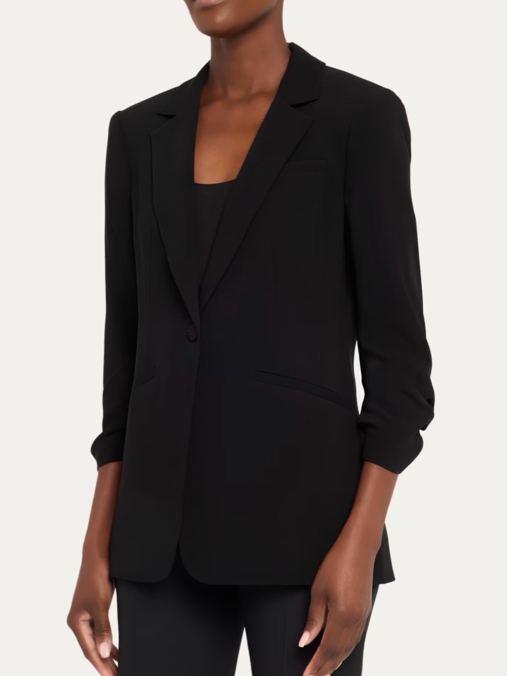 Z Supply Ruched Sleeve Blazer Sz Medium